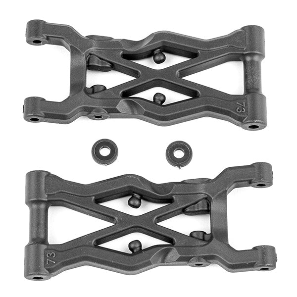 RC10B6.3 FT 73mm Rear Suspension Arms - Carbon Fibre