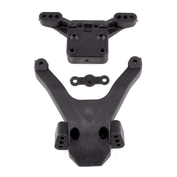 RC10B6.3 Front Top Plate and Ball Stud Mount