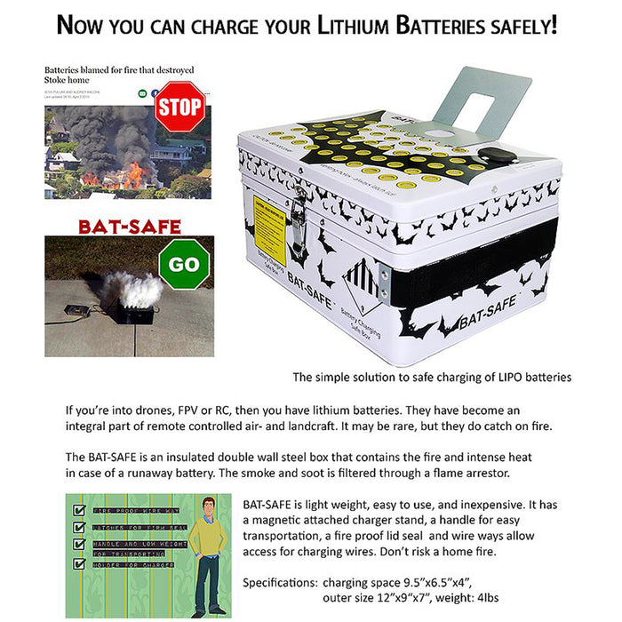 Lipo Charging Box - Medium