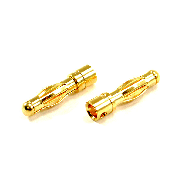 4.0mm Male Gold Connector - 2pcs