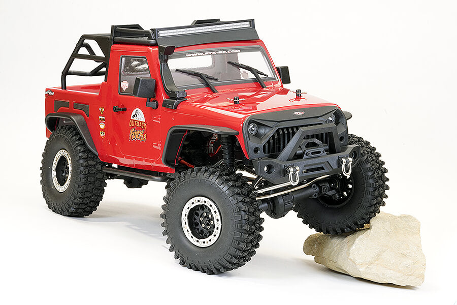 Outback Fury 2.0 4x4 1/10th Trailer Crawler Ready To Run - Red
