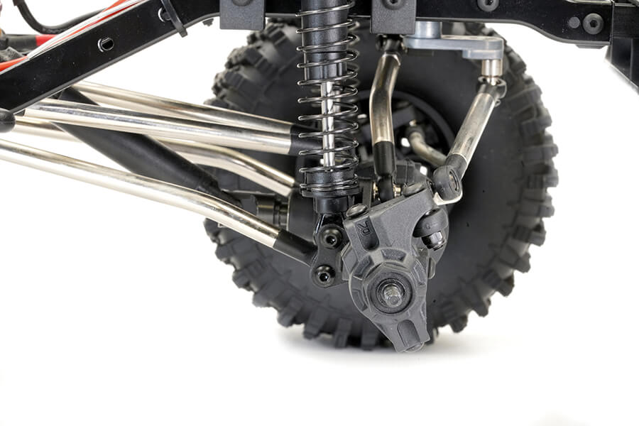 Outback Fury 2.0 4x4 1/10th Trailer Crawler Ready To Run - Red