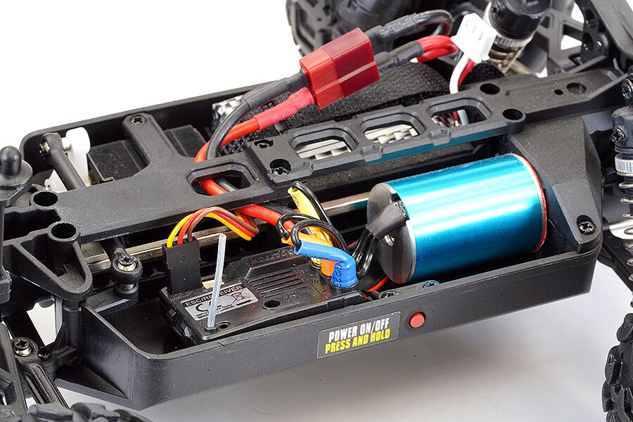 Tracer 1/16th Electric Brushless 4WD Monster Truck Ready To Run - Blue