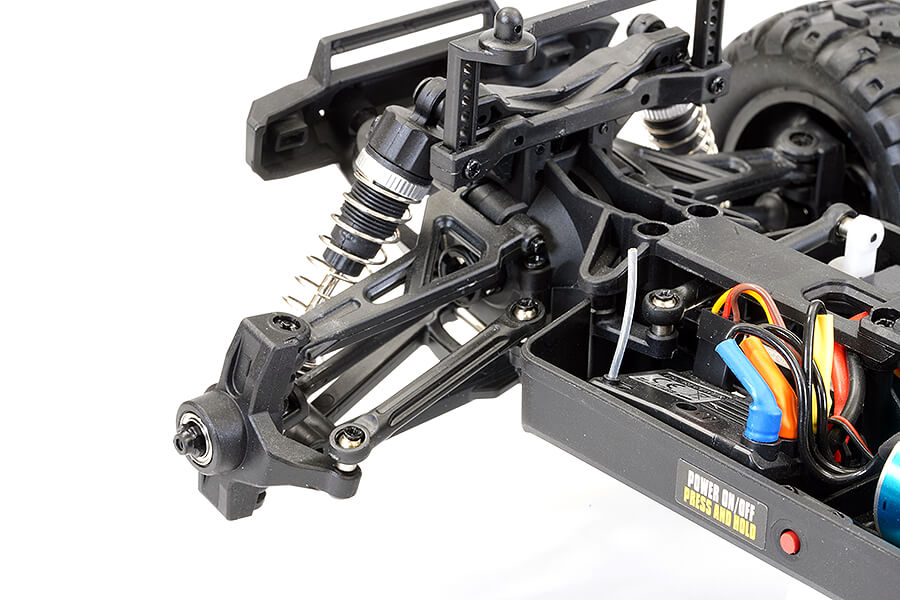 Tracer 1/16th Electric Brushless 4WD Monster Truck Ready To Run - Blue