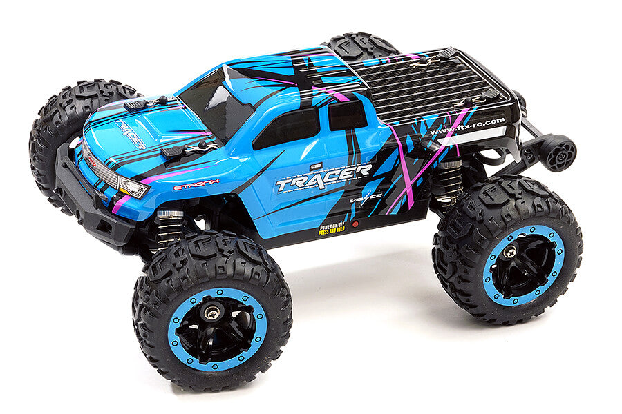 Tracer 1/16th Electric Brushless 4WD Monster Truck Ready To Run - Blue