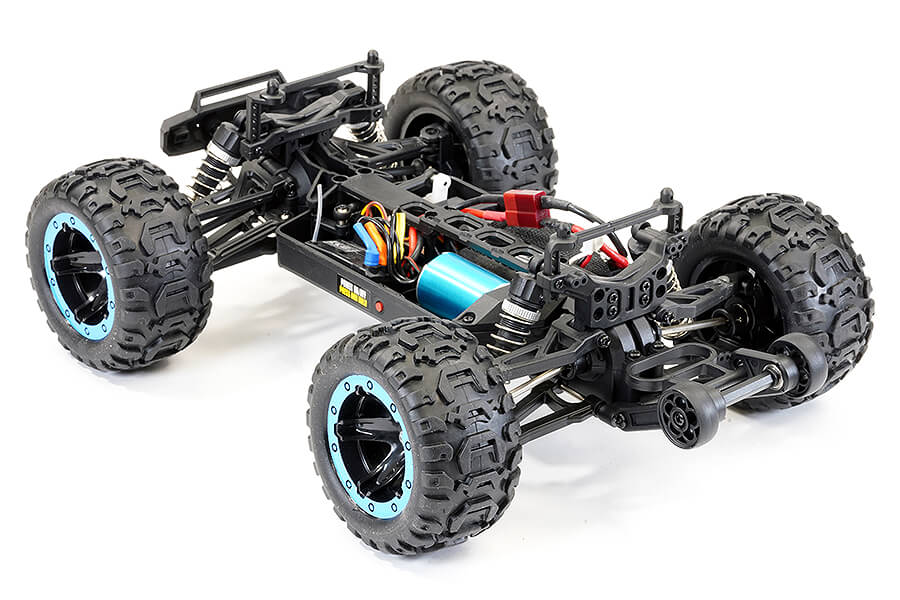 Tracer 1/16th Electric Brushless 4WD Monster Truck Ready To Run - Blue