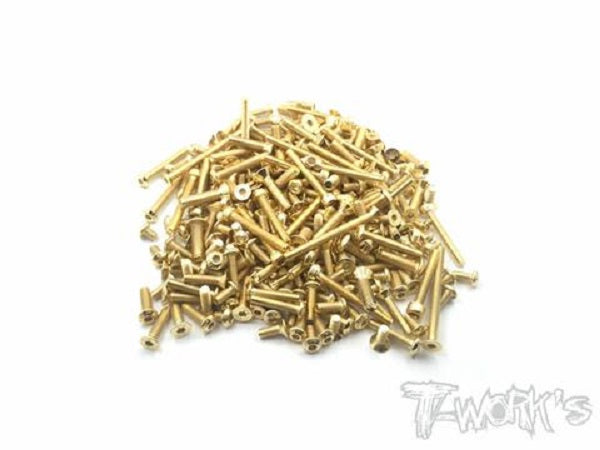 Screw Set for Team Associated RC8B3 - Gold