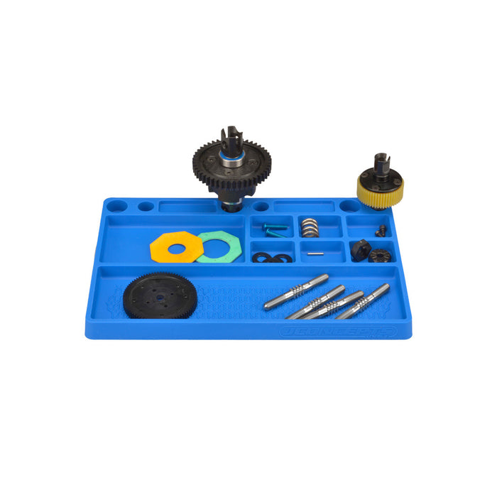 Parts Tray - Rubber Material - Blue
