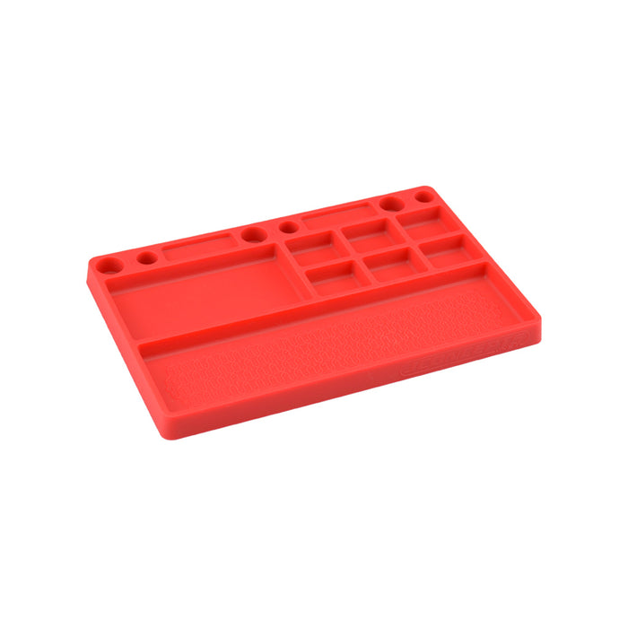 Parts Tray - Rubber Material - Red