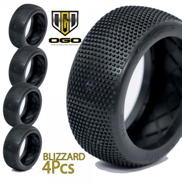 Blizzard Ultra Soft 1/8th Buggy Tyre Only - Set of 4