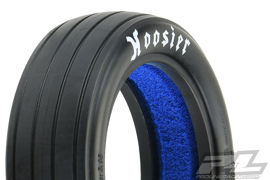 Hooiser Drag 2.2" 2wd Slick Clay Front Tyres - 1pr