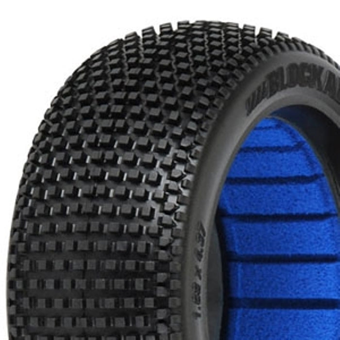 Blockade X4 Super Soft Long Wear 1/8th Off Road Buggy Tyres & Inserts - 1pr