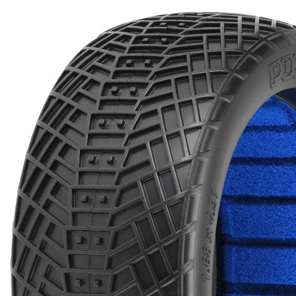 Positron Clay 1/8th Off Road Tyres and Inserts - 1pr