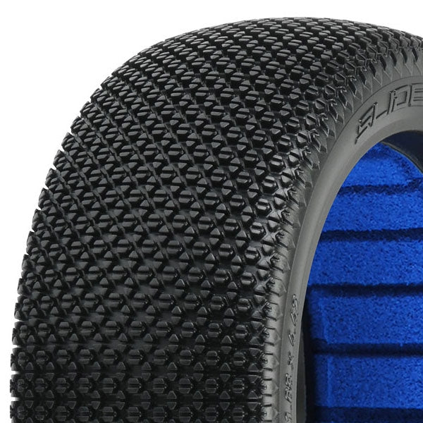 Slide Lock S4 Super Soft 1/8th Off Road Buggy Tyres & Inserts - 1pr