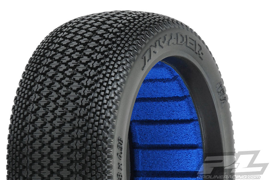 Invader S4 Super Soft 1/8th Off Road Buggy Tyres & Inserts - 1pr