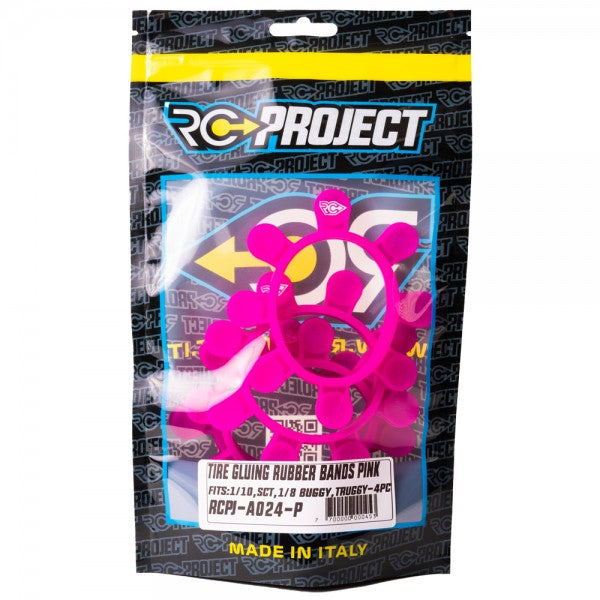 Tyre Gluing Bands - Pink