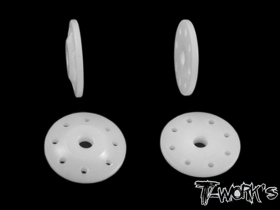 1.2mm x 8 Hole Tapered Shock Pistons 16mm - 4pcs
