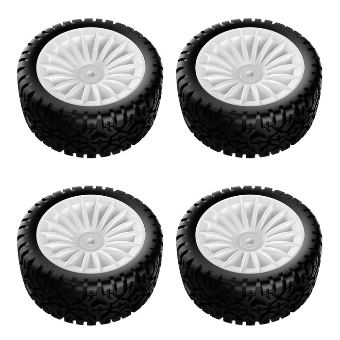 Rally L Tyres White Wheels