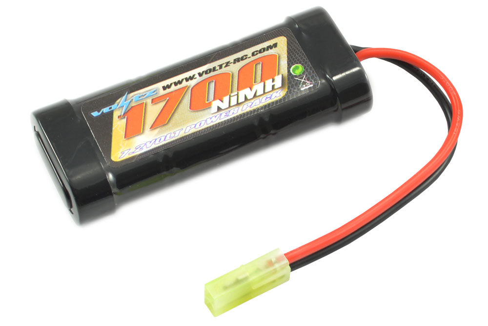 NIMH Battery with Mini Tamiya Connector 7.2v 1700mah