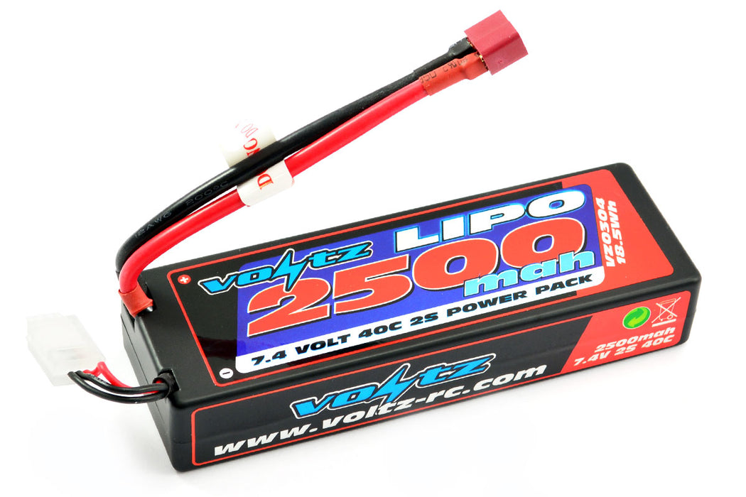 Lipo Stick Pack Battery 2500mah 7.4v Hard Case